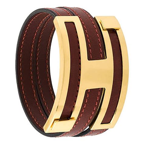 hermes leather bracelet womens|hermes bracelet black and silver.